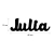 Decor nume Julia debitat laser